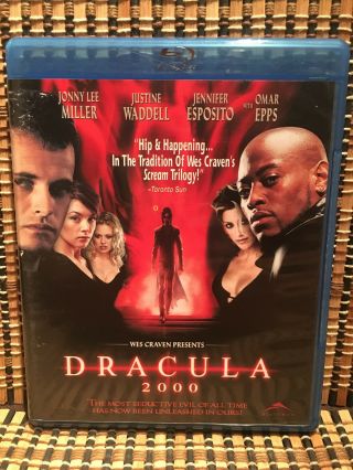 Dracula 2000 (blu - Ray,  2009) Rare/oop.  Dir My Bloody Valentine 3d Nathan Fillion