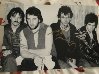 The Stranglers - Hand Signed Photo - Rare - Punk - - Sex Pistols
