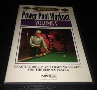 Byrne’s Power Pool Workout Volume V Rare Oop Dvd Robert Byrne Practice Drills