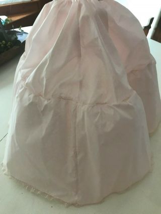 Lace Trim Madame Alexander 21 " Pale Pink Petticoat Slip Cissy