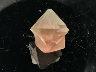 Rare Pink Red Octahedron Fluorite From Inner Mongolia