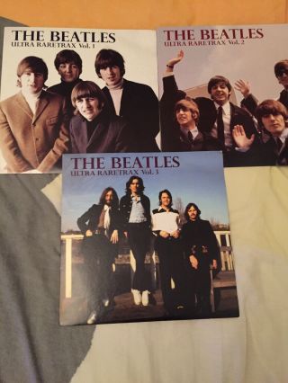 The Beatles Ultra Rare Trax Vol 1 To 3 Lp Set