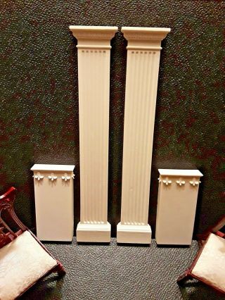 A GEORGIAN PILASTER COLUMNS AND BASES,  by artist JIM COATES 1:12 scale 2