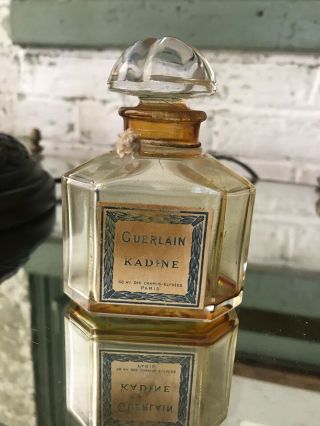 Vintage GUERLAIN KADINE Parfum / Perfume,  BACCARAT,  Extremely Rare bottle 2