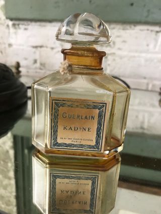 Vintage GUERLAIN KADINE Parfum / Perfume,  BACCARAT,  Extremely Rare bottle 3