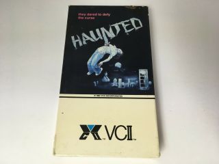 The Haunted (vhs,  1982) Rare Oop Htf Vcii Sideloader Cult 1977 Aldo Ray Horror