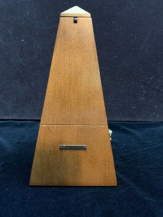 Vintage Seth Thomas Wooden Metronome E899 - 575 Iss - 2 De Maelzel Windup