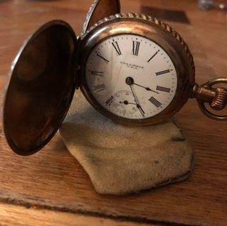 Columbia Antique Pocket Watch Full Hunter Case Or Restoration