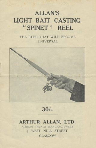 Rare - Arthur Allen " Spinet " - Paperwork
