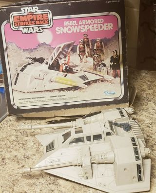 Vintage Kenner Star Wars Empire Strikes Back Armored Rebel Snow Speeder Rare
