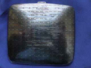 Rare German 900 Silver Niello Cigarette Case