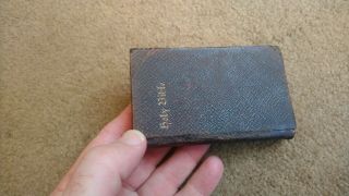 Rare Antique Victorian Leather Trinitarian Holy Bible Old & Tests C1890
