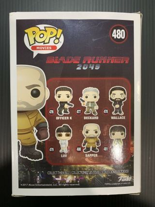 Funko Pop sapper - Rare Limited Edition Chase,  (Blade Runner) 480 3