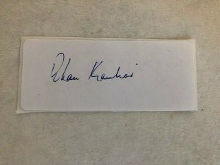 Rohan Kanhai,  West Indies 1959 To 1973,  Great Batsman,  Rare Autograph
