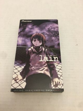 Serial Experiments Lain Layer 1 - 4 Vhs Rare Pioneer Video Anime