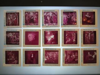 Vintage Rare 35mm Film Slides Ringling Museum Of Art Rubens Dolci Cordona Beert