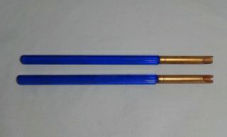 Antique Blue Glass Pens