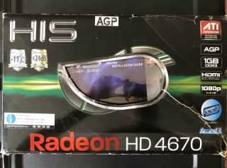 HIS Radeon HD 4670 1GB Rare AGP Video Card 3