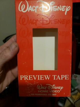 Disney The Jungle Book Preview Tape Walt Disney Demo Tape extremely rare tape 2