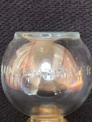 Lunkenheimer Brass and Glass 5 inch Antique Engine Oiler. 3