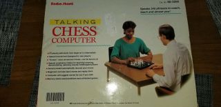 RARE Vintage Radio Shack Talking Chess Computer Game Tutor  3