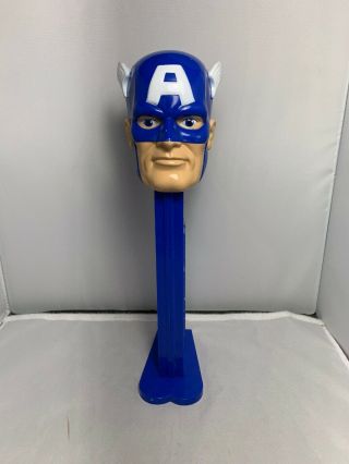 Rare Marvel Captain America Giant Pez Candy Dispenser 12 " Tall