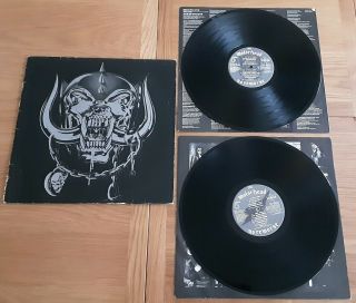 Motorhead - No Remorse - Rare Uk Double 12 " Vinyl Lp Set Lemmy