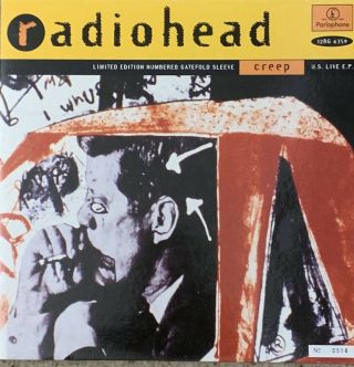 Radiohead Creep Rare 1993 Uk 4 - Track Numbered Gatefold Vinyl Single