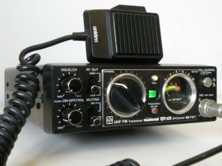 Rare National Japan Rjx - 431 70cm Uhf Fm 24ch Ham Radio Transceiver,  &