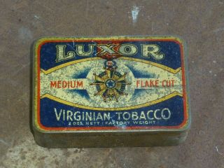Luxor Tobacco Tin 2oz Perth Australian Medium Flake Cut Michelides Ltd Rare