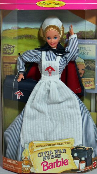Barbie 14612 Ln Box 1995 American Stories Civil War Nurse