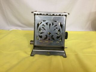 Edison Electric Hotpoint Antique Toaster Cat.  No 157t23 Chrome Drop - Side No Cord