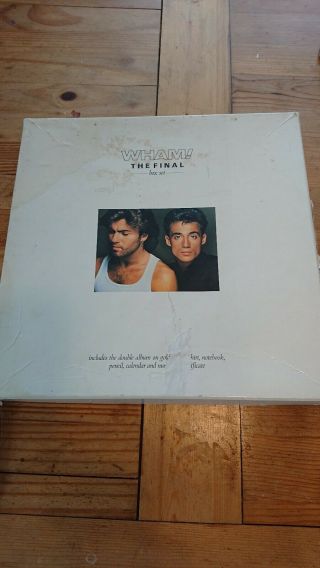 Rare Wham The Final Box Set - 2 X Gold Vinyl Record & - No.  06896