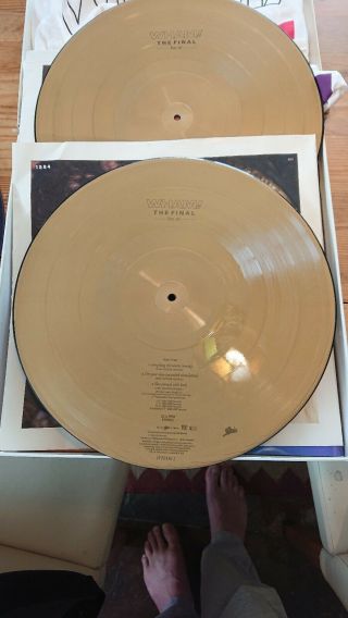 Rare WHAM The Final Box Set - 2 x GOLD Vinyl Record & - NO.  06896 2