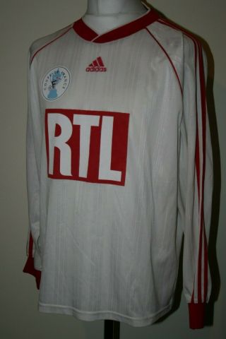 Adidas Coupe De France RTL Rare Vintage Football Jersey Shirt Mens XL 5 Top 2