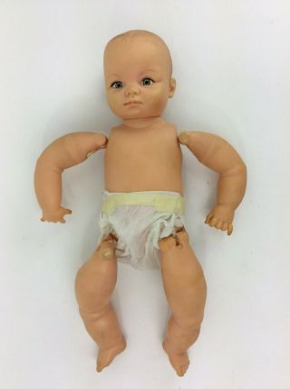 Vintage 1958 Cameo Miss Peep Hinged Jointed Vinyl Baby Doll 17 " Long