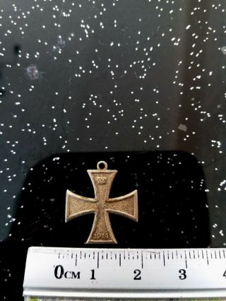 Germany Ww1 Silver Miniature 1914 Iron Cross Medal Rare