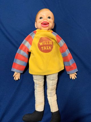 Vintage Collectible Horseman Willie Talk Ventriloquist Doll