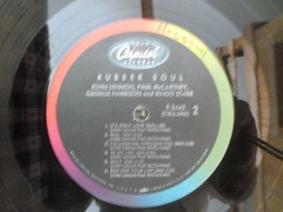 THE BEATLES Rubber Soul - Rare MONO LP First Press 1965 Vinyl T - 2442 3