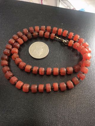 String Ancient Roman Carnelian,  Agate,  Red Jasper Beads Romans Very Rare Top