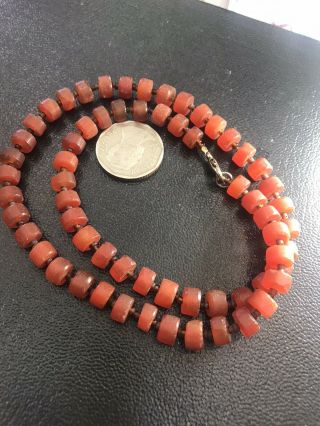 String Ancient Roman Carnelian,  Agate,  Red Jasper Beads Romans VERY RARE TOP 3