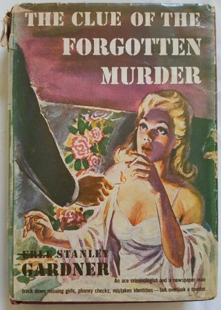 Rare Print 1934 The Clue Of The Forgotten Murder Hardcover Book Vintage