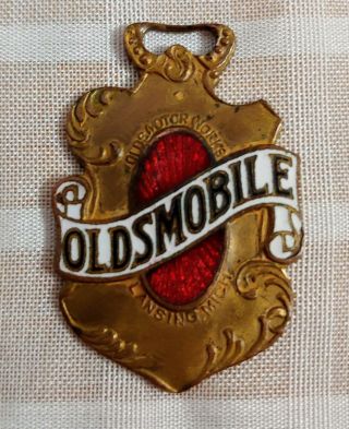 Antique Olds Motor Oldsmobile Fob Vintage Badge Tag Emblem Grammes 2 "