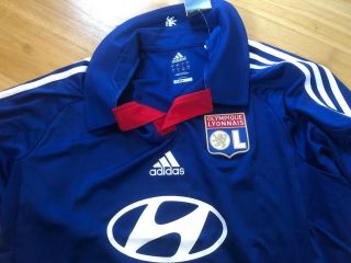 Lyon F.  C,  Olympique Lyonnais Rare Home Shirt,  Large Adidas
