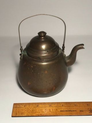 Vintage/antique Small Opa Copper Tea Kettle 3/4 L Made In Finland