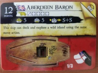 Aberdeen Baron,  Rise Of The Fiends,  Rare,  003,  Pirates Csg