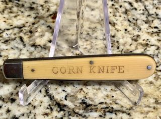 Rare Antique K.  H.  Stephan & Sons “corn Knife” Pocket Knife - Germany