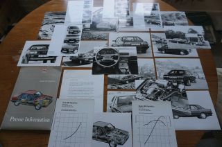 Rare Full Audi 80 Quattro Press Pack / Folder / Huge Amount Of Photos
