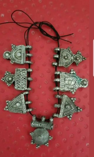 Antique Ethiopian Telsum Amulets Silver Prayer Box Beads Ethiopia,  African Trade