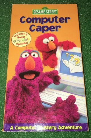 Sesame Street Computer Caper (vhs) Elmo 